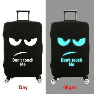 NWT Black Night Luminous Don’t touch me M 22”-25” Suitcase Luggage Elastic Cover
